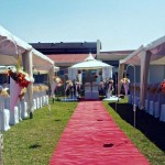 Un mariage champêtre célébré aux Colonnades