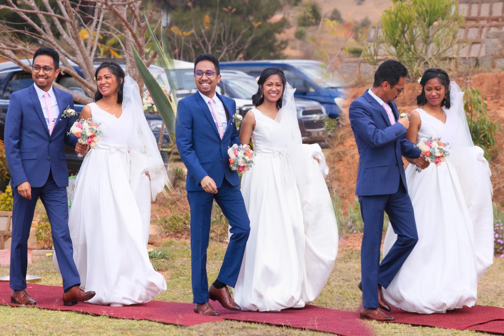 arrivés-mariés-espace-Colonnades-mariage-Antananarivo