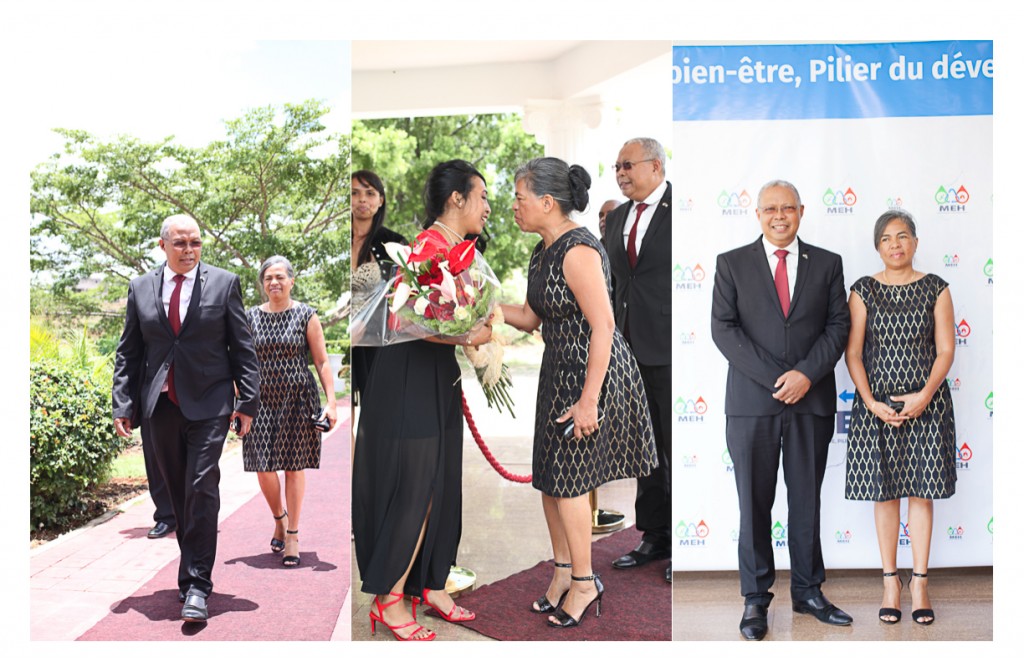 voeux de nouvel an MEH Ministère énergie Madagascar ministre arrivée