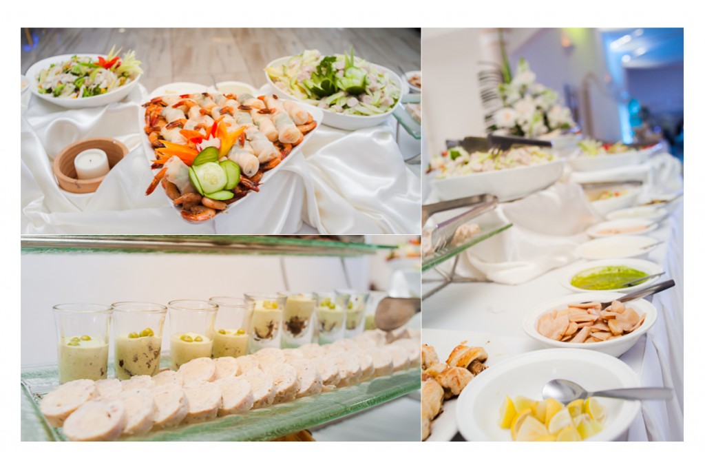 Mariage-espace-Antananarivo-Colonnades-buffet-entrée froide-Mamy&Nampoina