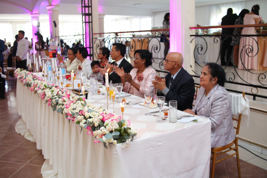 table d'honneur mariage colonnades